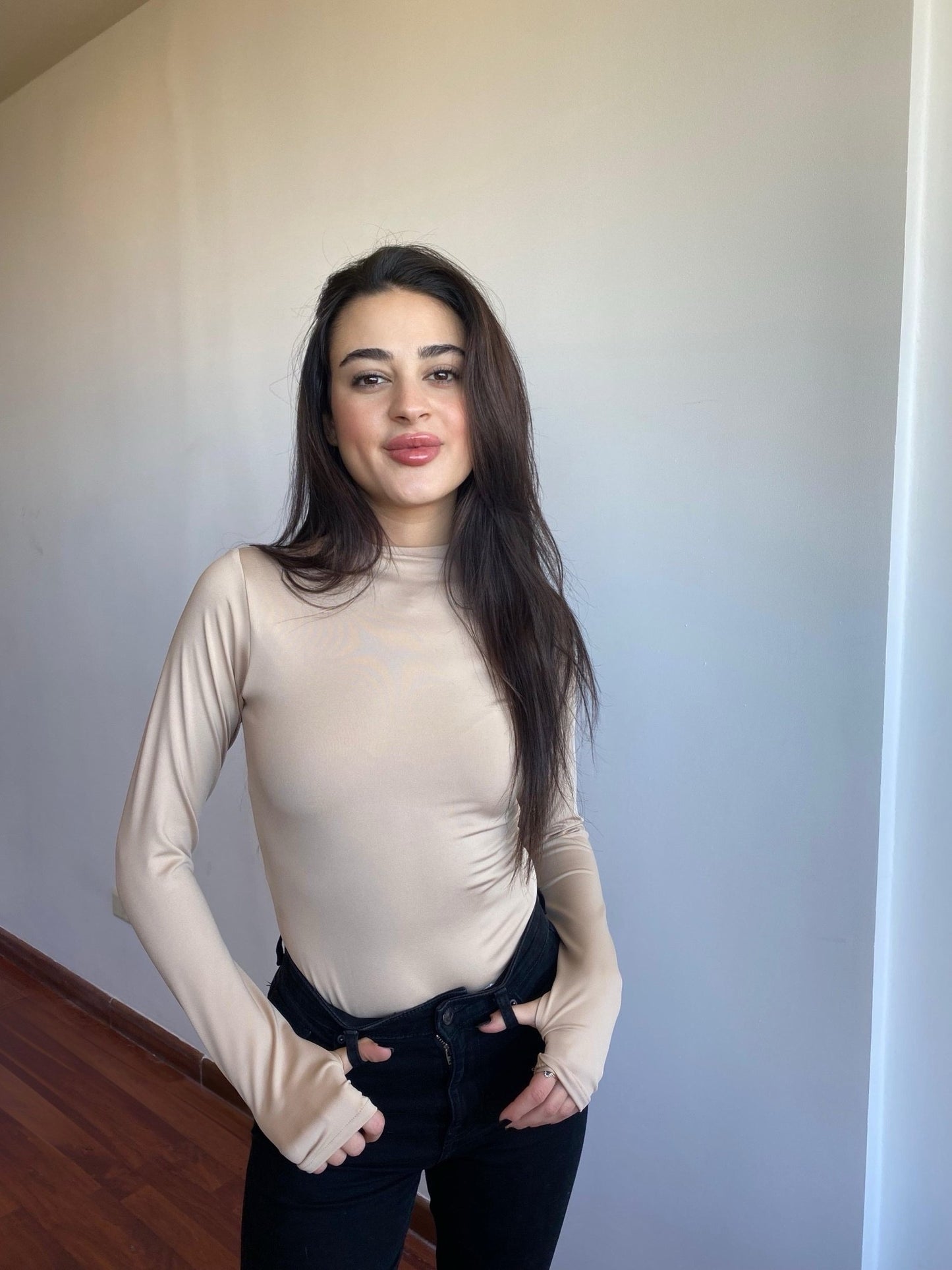 Mock Neck Long Sleeve